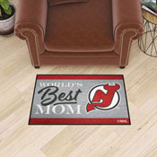 New Jersey Devils World's Best Mom Starter Mat Accent Rug - 19in. x 30in., 34154