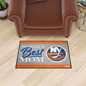 New York Islanders World's Best Mom Starter Mat Accent Rug - 19in. x 30in., 34155