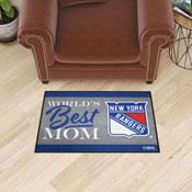 New York Rangers World's Best Mom Starter Mat Accent Rug - 19in. x 30in., 34156