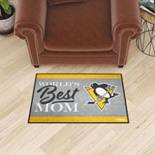 Pittsburgh Penguins World's Best Mom Starter Mat Accent Rug - 19in. x 30in., 34159
