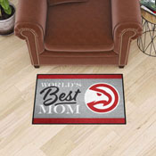 Atlanta Hawks World's Best Mom Starter Mat Accent Rug - 19in. x 30in., 34169