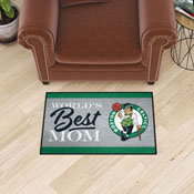 Boston Celtics World's Best Mom Starter Mat Accent Rug - 19in. x 30in., 34170