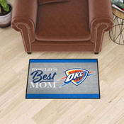 Oklahoma City Thunder World's Best Mom Starter Mat Accent Rug - 19in. x 30in., 34189