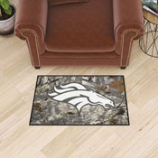 Denver Broncos Camo Starter Mat Accent Rug - 19in. x 30in., 34220