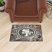 San Francisco 49ers Camo Starter Mat Accent Rug - 19in. x 30in., 34238
