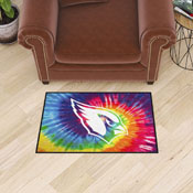 Arizona Cardinals Tie Dye Starter Mat Accent Rug - 19in. x 30in., 34243