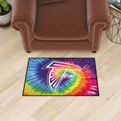 Atlanta Falcons Tie Dye Starter Mat Accent Rug - 19in. x 30in., 34244