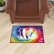 Cincinnati Bengals Tie Dye Starter Mat Accent Rug - 19in. x 30in., 34249