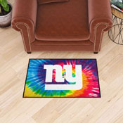 New York Giants Tie Dye Starter Mat Accent Rug - 19in. x 30in., 34266