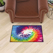 Philadelphia Eagles Tie Dye Starter Mat Accent Rug - 19in. x 30in., 34268