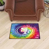 San Francisco 49ers Tie Dye Starter Mat Accent Rug - 19in. x 30in., 34270