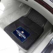 Houston Astros 2022 MLB World Series Champions 2-pc Vinyl Car Mat Set, 34278