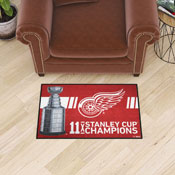 Detroit Red Wings Dynasty Starter Mat Accent Rug - 19in. x 30in., 34289