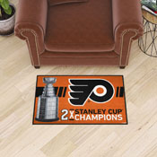 Philadelphia Flyers Dynasty Starter Mat Accent Rug - 19in. x 30in., 34296