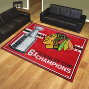 Chicago Blackhawks Dynasty 8ft. x 10ft. Plush Area Rug, 34303