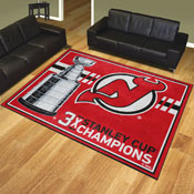 New Jersey Devils Dynasty 8ft. x 10ft. Plush Area Rug, 34329