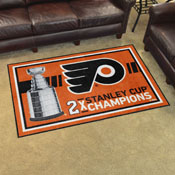 Philadelphia Flyers Dynasty 4ft. x 6ft. Plush Area Rug, 34339