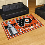 Philadelphia Flyers Dynasty 5ft. x 8ft. Plush Area Rug, 34340