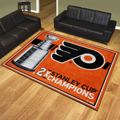 Philadelphia Flyers Dynasty 8ft. x 10ft. Plush Area Rug, 34341