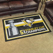 Pittsburgh Penguins Dynasty 4ft. x 6ft. Plush Area Rug, 34343