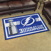 Tampa Bay Lightning Dynasty 4ft. x 6ft. Plush Area Rug, 34347