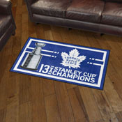 Toronto Maple Leafs Dynasty 3ft. x 5ft. Plush Area Rug, 34350