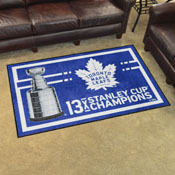 Toronto Maple Leafs Dynasty 4ft. x 6ft. Plush Area Rug, 34351