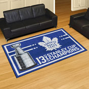 Toronto Maple Leafs Dynasty 5ft. x 8ft. Plush Area Rug, 34352