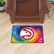 Atlanta Hawks Tie Dye Starter Mat Accent Rug - 19in. x 30in., 34367