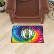Boston Celtics Tie Dye Starter Mat Accent Rug - 19in. x 30in., 34369