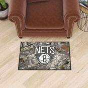 Brooklyn Nets Camo Starter Mat Accent Rug - 19in. x 30in., 34370