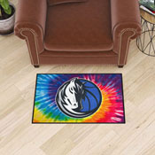 Dallas Mavericks Tie Dye Starter Mat Accent Rug - 19in. x 30in., 34379