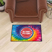 Detroit Pistons Tie Dye Starter Mat Accent Rug - 19in. x 30in., 34383