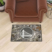 Golden State Warriors Camo Starter Mat Accent Rug - 19in. x 30in., 34384