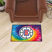 Los Angeles Clippers Tie Dye Starter Mat Accent Rug - 19in. x 30in., 34391