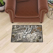San Antonio Spurs Camo Starter Mat Accent Rug - 19in. x 30in., 34418