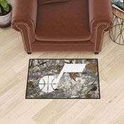 Utah Jazz Camo Starter Mat Accent Rug - 19in. x 30in., 34422