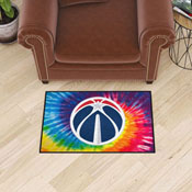 Washington Wizards Tie Dye Starter Mat Accent Rug - 19in. x 30in., 34425