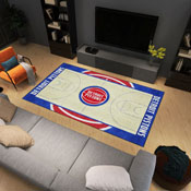 Detroit Pistons 6 ft. x 10 ft. Plush Area Rug, 34437