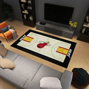 Miami Heat 6 ft. x 10 ft. Plush Area Rug, 34444