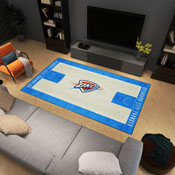 Oklahoma City Thunder 6 ft. x 10 ft. Plush Area Rug, 34449