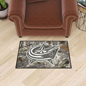 Columbus Blue Jackets Camo Starter Mat Accent Rug - 19in. x 30in., 34475
