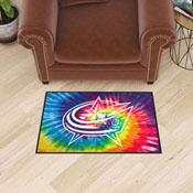 Columbus Blue Jackets Tie Dye Starter Mat Accent Rug - 19in. x 30in., 34476