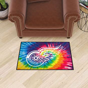 Detroit Red Wings Tie Dye Starter Mat Accent Rug - 19in. x 30in., 34480
