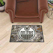 Edmonton Oilers Camo Starter Mat Accent Rug - 19in. x 30in., 34481