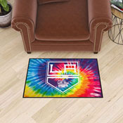 Los Angeles Kings Tie Dye Starter Mat Accent Rug - 19in. x 30in., 34486