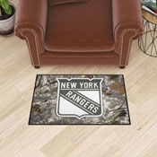 New York Rangers Camo Starter Mat Accent Rug - 19in. x 30in., 34497
