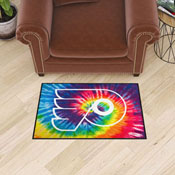 Philadelphia Flyers Tie Dye Starter Mat Accent Rug - 19in. x 30in., 34502
