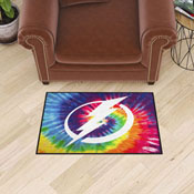 Tampa Bay Lightning Tie Dye Starter Mat Accent Rug - 19in. x 30in., 34512