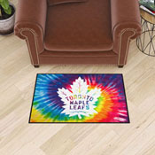 Toronto Maple Leafs Tie Dye Starter Mat Accent Rug - 19in. x 30in., 34514